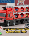 Mega Hauler Lorry with Detachable Race Track