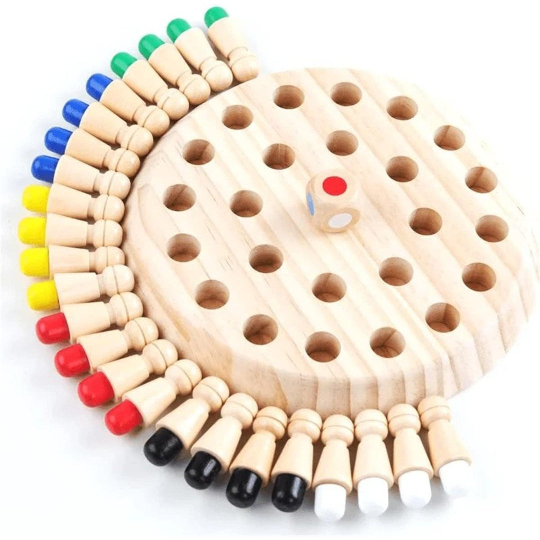 Memory Chess - Wooden Educational Toys for Cognitive Skills