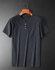 Men's Lightweight Summer T-shirt in Cotton-Linen