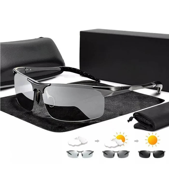 Men's Sunglasses with Anti-Glare, Polarised Lenses