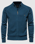 Men's zip-up cardigan - Cotton - Zyan