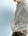 Metallic Sweater for Women