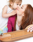 Mini Bowl - Wooden Mini Bowling Game Set for Indoors Compact and Fun