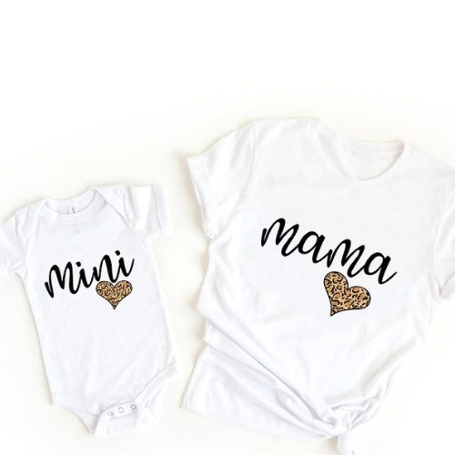 Mini Fashion - Mummy &amp; Daughter - Matching Shirt &amp; Romper