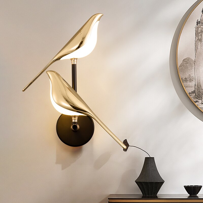 Modern Birds Wall Lamp - AviaryGlow