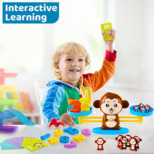 Monkey Balance Game - Educational for Early Arithmetic