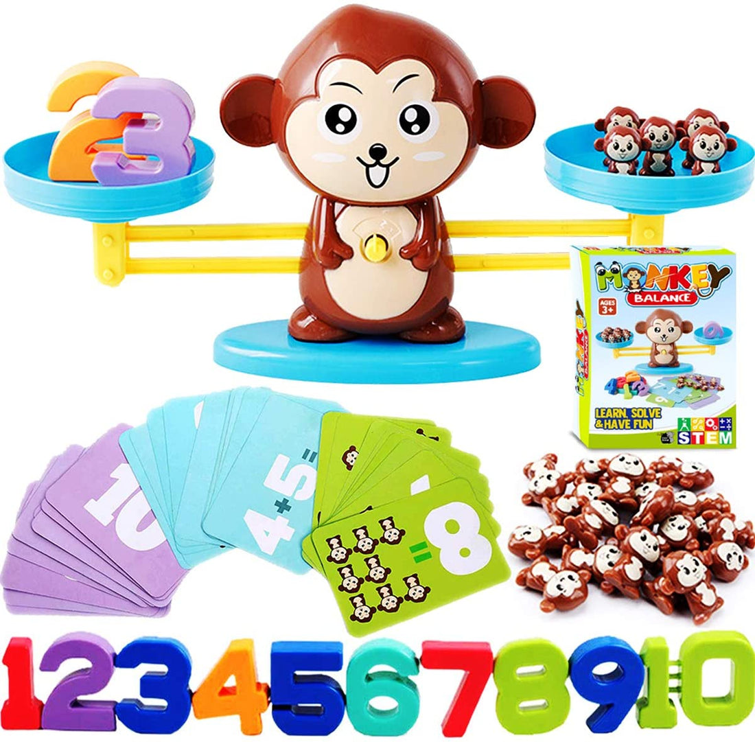 Monkey Balance Game - Educational for Early Arithmetic