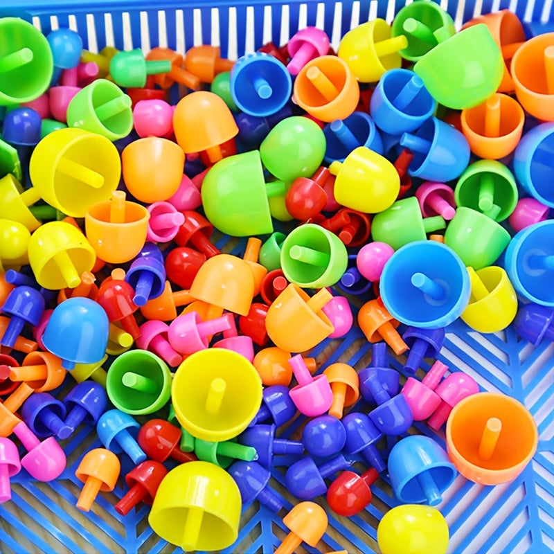 Montessori Blocks - Children's Building Block Puzzle Set with 296 Pieces