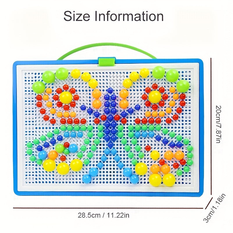 Montessori Blocks - Children's Building Block Puzzle Set with 296 Pieces