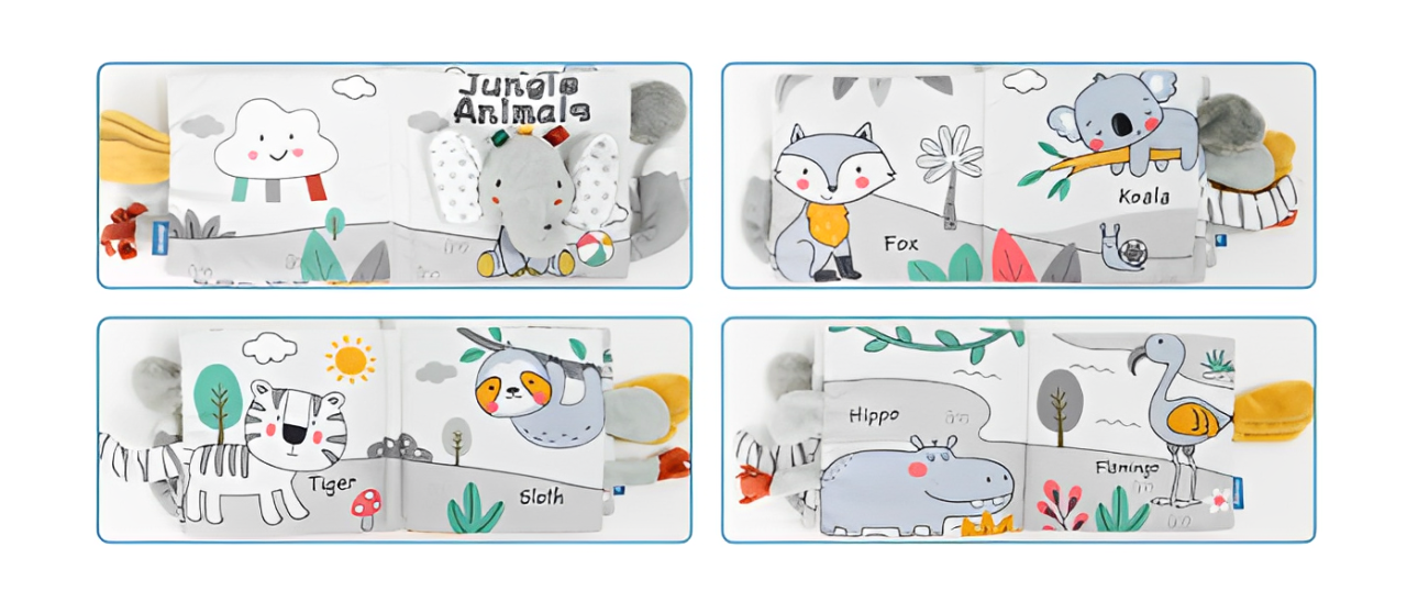 Montessori Sensory Cloth Book