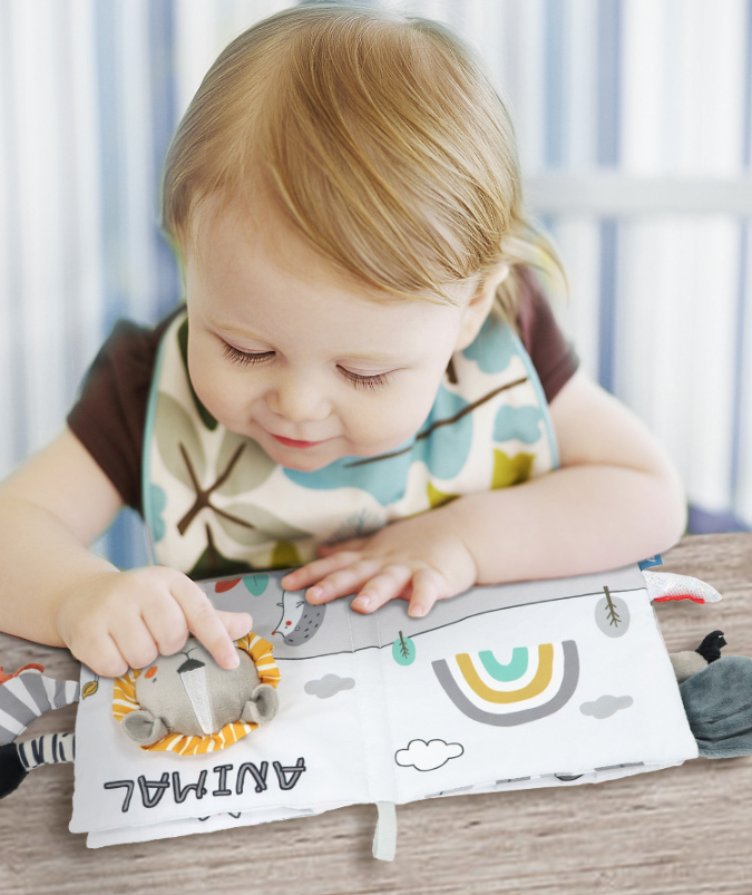 Montessori Sensory Cloth Book