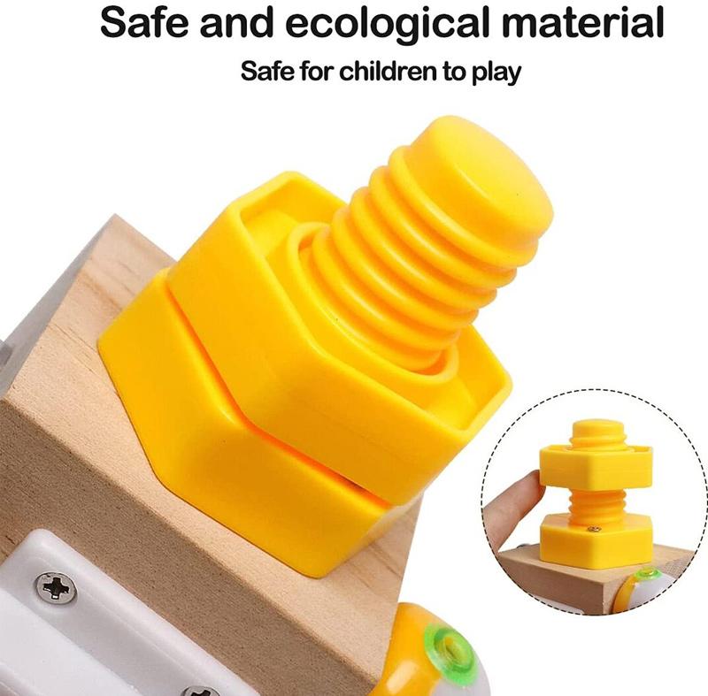 MontessoriFun - Wooden Play Board for Toddlers Interactive Developmental Toys