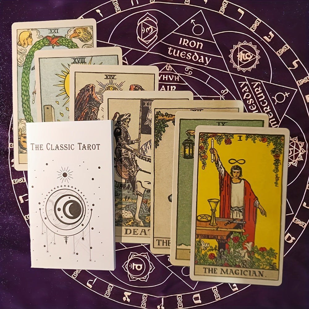 MysticTarot - Classic Tarot Cards Set of 78 Cards