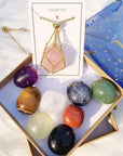 New Crystal Stone Holder Necklace