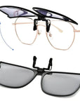 New Polarised Clip-on Flip Up Sunglasses