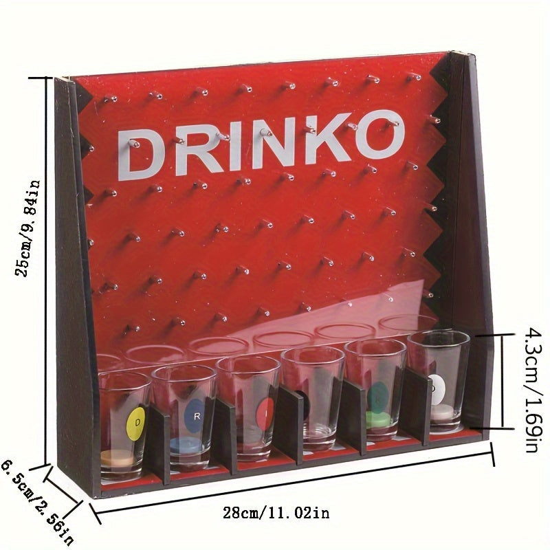 PartyBrew - Drinko Balls Card Game with Shot Glasses