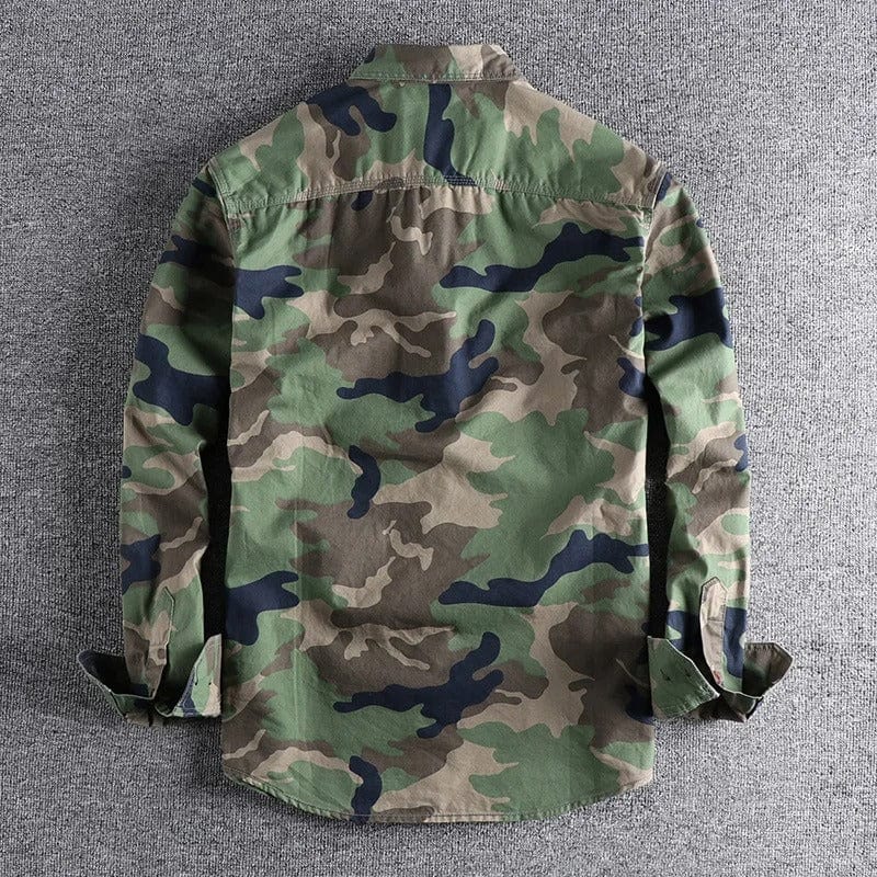 Paulo - Camo Denim Shirt