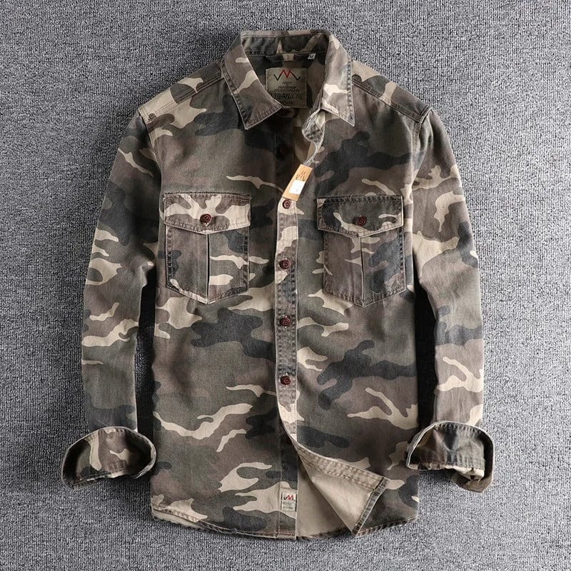 Paulo - Camo Denim Shirt