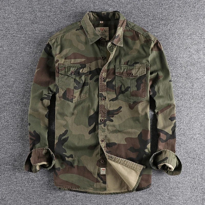 Paulo - Camo Denim Shirt