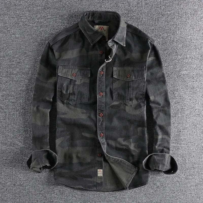 Paulo - Camo Denim Shirt