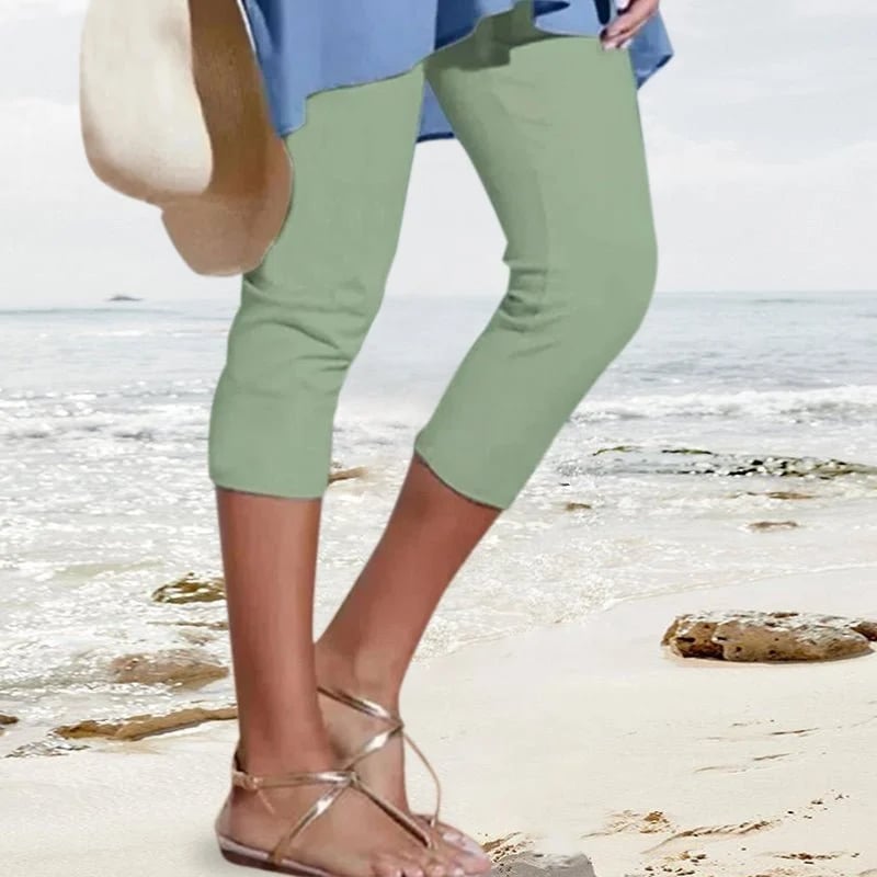 Plain Casual Leggings for Women