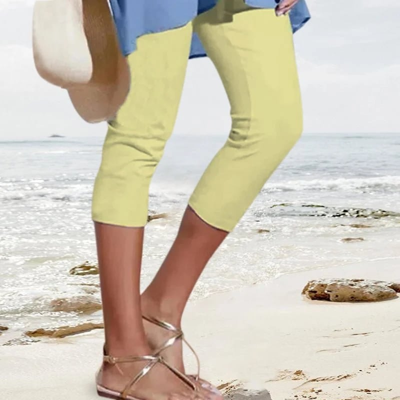 Plain Casual Leggings for Women