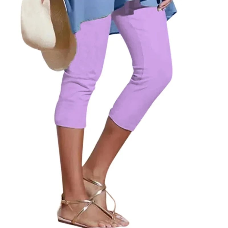 Plain Casual Leggings for Women