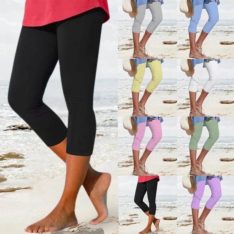 Plain Casual Leggings for Women
