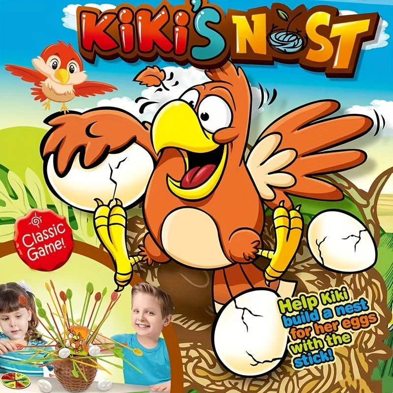 PlayNest - Kiki's Nest Family Board Game for Children Aged 3-6