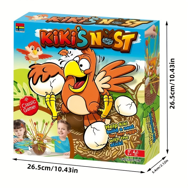 PlayNest - Kiki's Nest Family Board Game for Children Aged 3-6