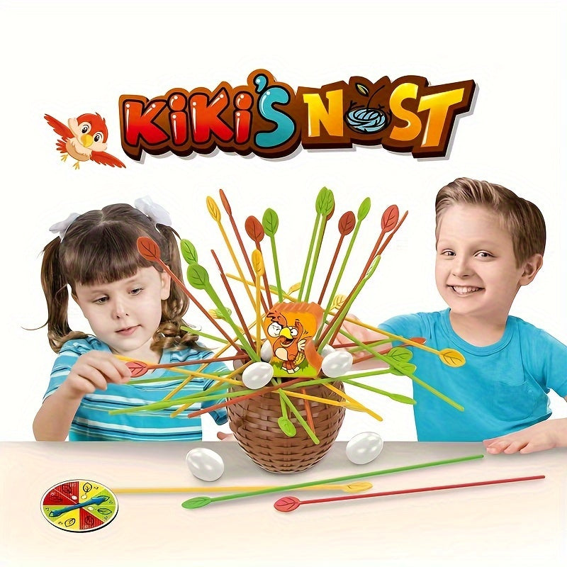 PlayNest - Kiki's Nest Family Board Game for Children Aged 3-6
