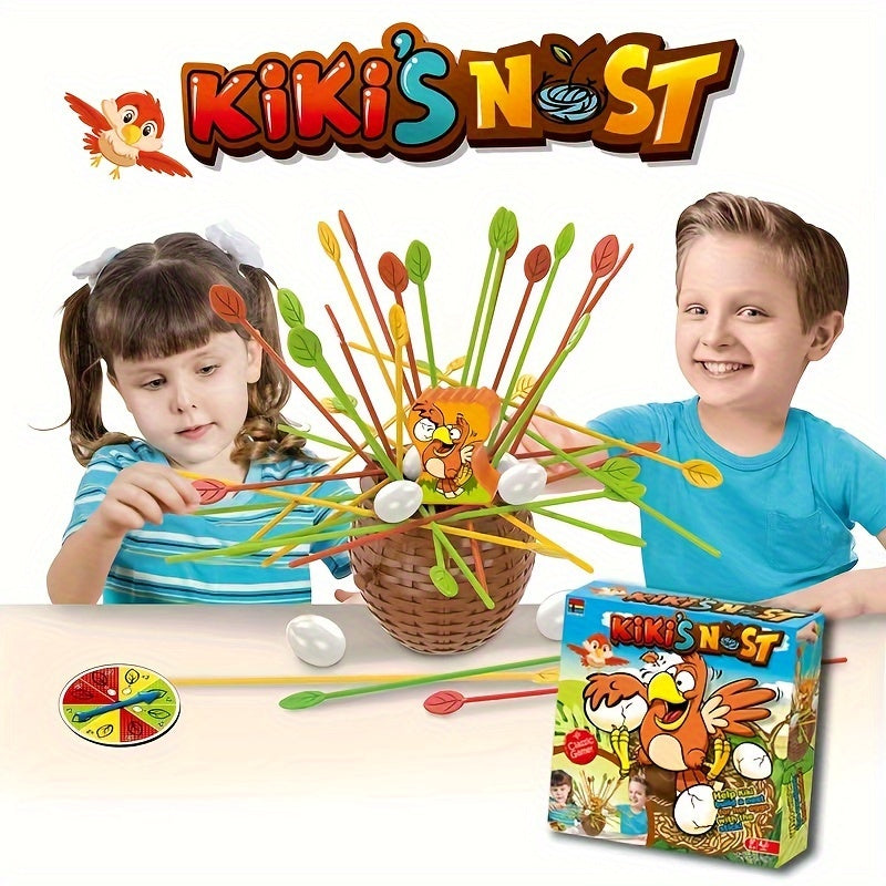 PlayNest - Kiki's Nest Family Board Game for Children Aged 3-6