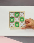 PlayWood - Wooden Tic-Tac-Toe Game for Family Interaction