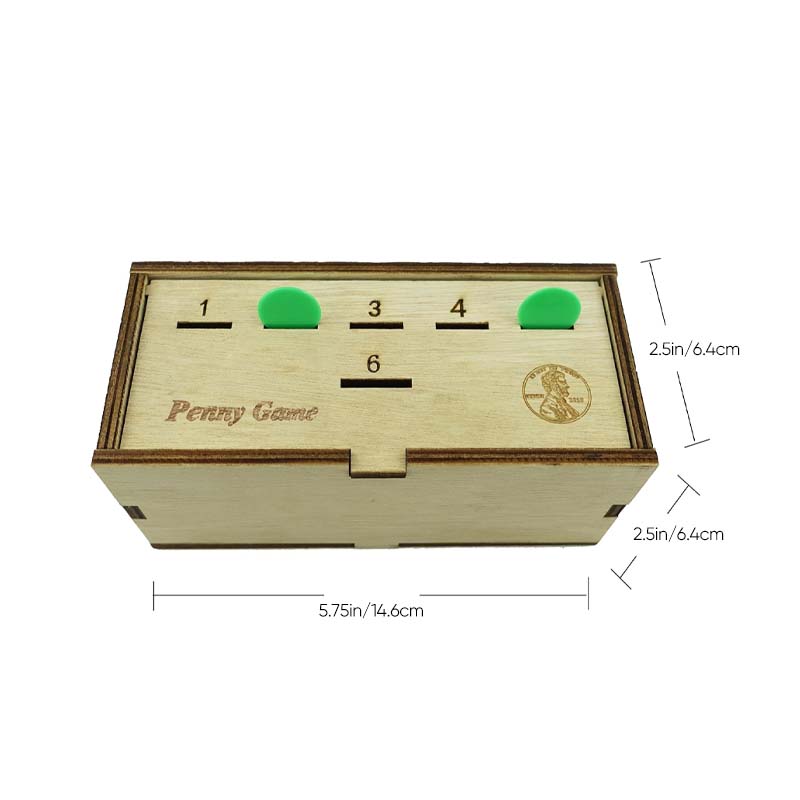 Playful Fun Box - Wooden Penny Game Cosy Board Game