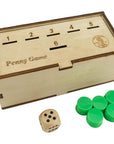 Playful Fun Box - Wooden Penny Game Cosy Board Game