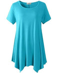 Plus Size Cotton Loose Fit Short Sleeve T-Shirt