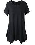 Plus Size Cotton Loose Fit Short Sleeve T-Shirt