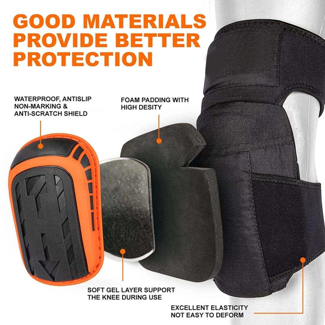 Professional Work Knee Pads | Heavy Duty, Adjustable