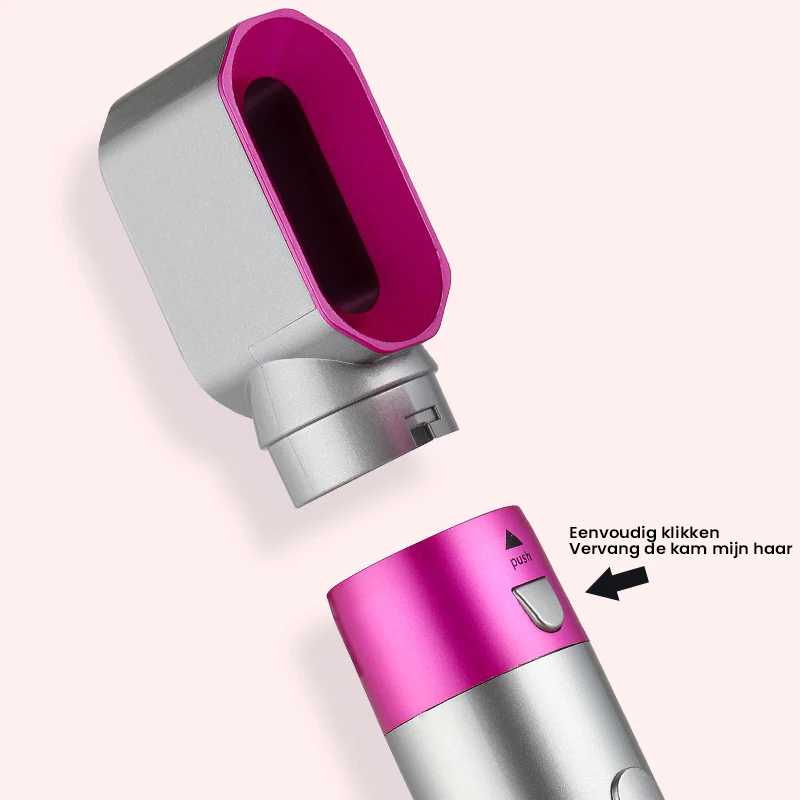 Professional high power curling iron with various attachments