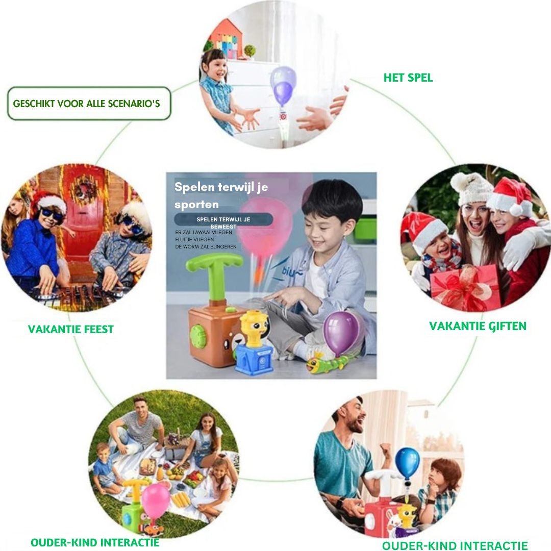 Pump Set - Balloon Car Powered By Air