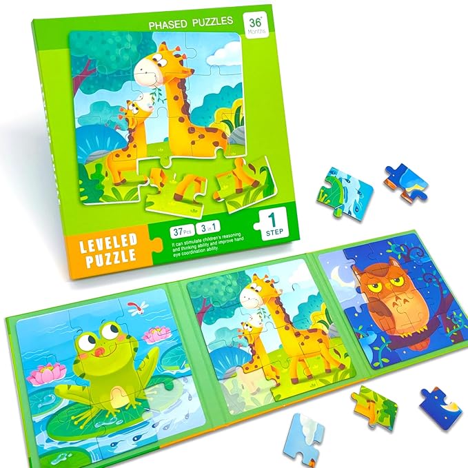 Puzzle Book - Promotes Learning and Creativity