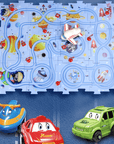PuzzleRacer - Car Game Set for Kids