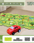 PuzzleRacer - Car Game Set for Kids