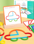Puzzletastic - Wooden Shape Game for Children 3+ Creative Learning