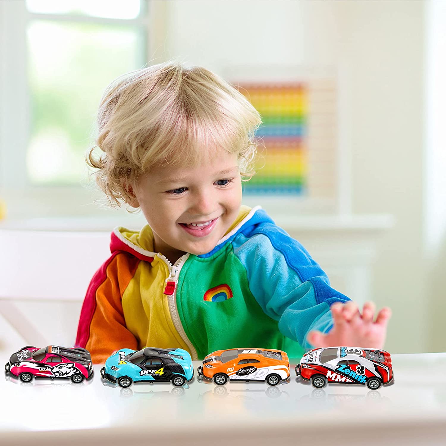 RaceKing - Stunt Toy Cars Set Durable and Fast