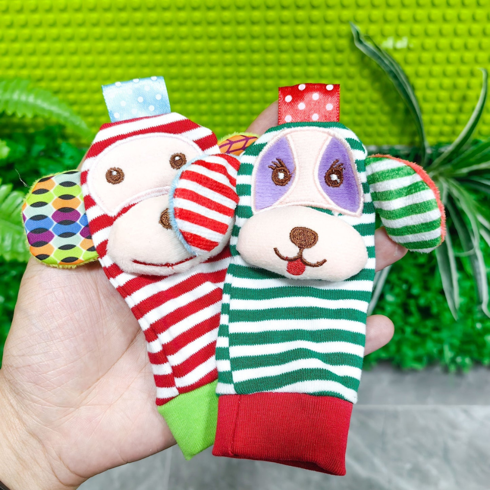 Rattling Socks - Stimulates the Senses and Movement