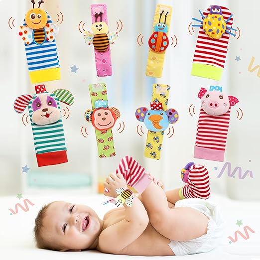 Rattling Socks - Stimulates the Senses and Movement