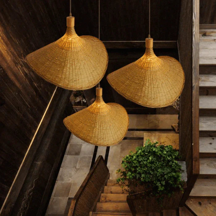 Reed Pendant Lamp - RusticWeave