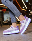 RollGlo - Trendy Roller Shoes for Children - with Lights