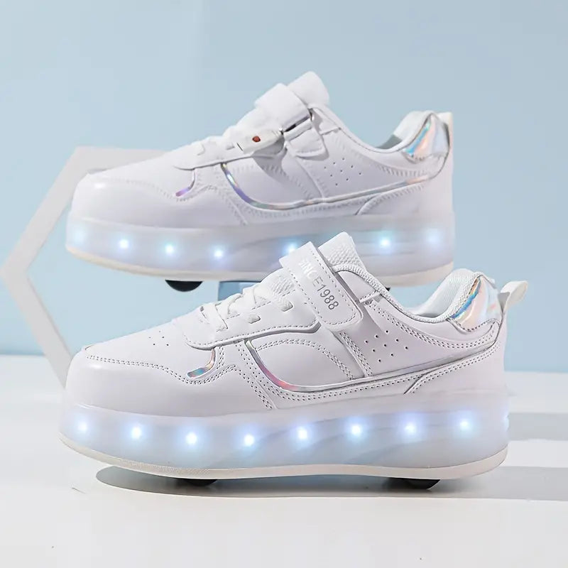 RollGlo - Trendy Roller Shoes for Children - with Lights